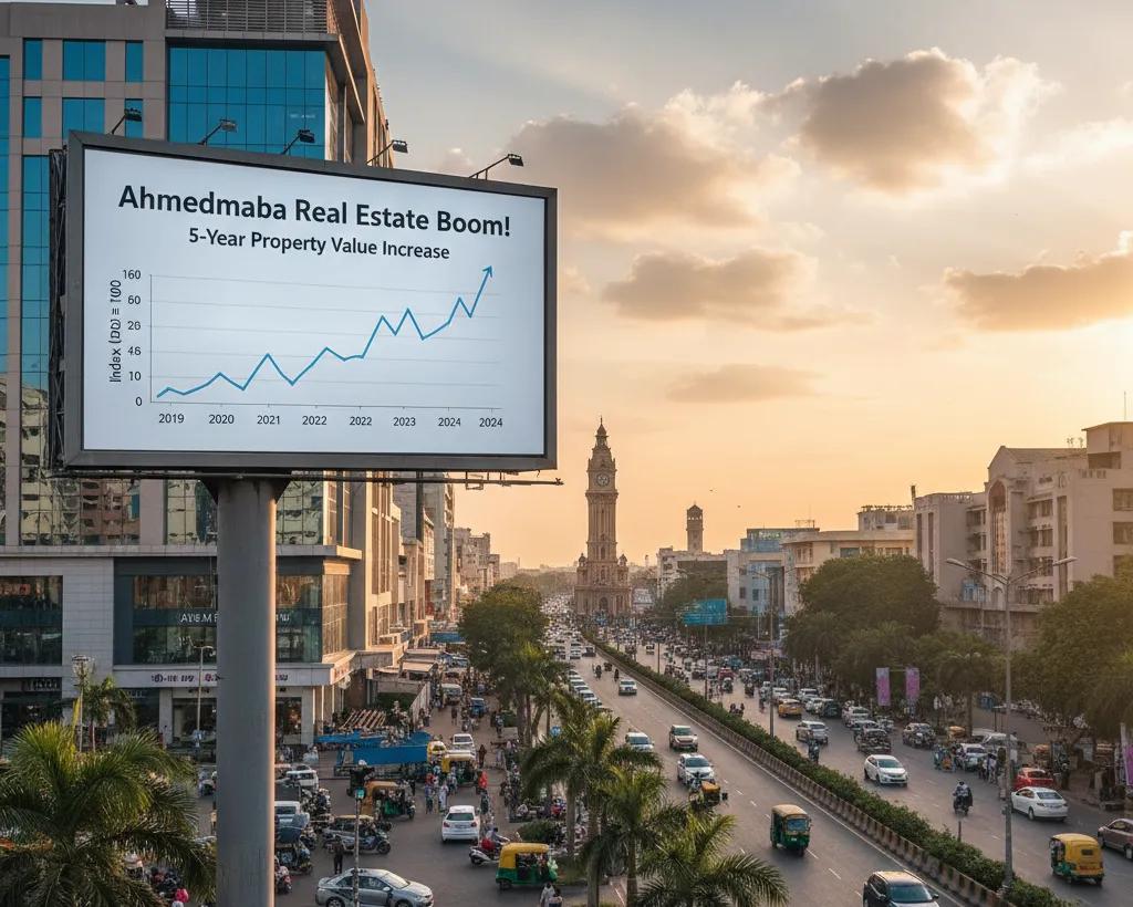 Property Appreciation in the Last 5 Years (Ahmedabad)